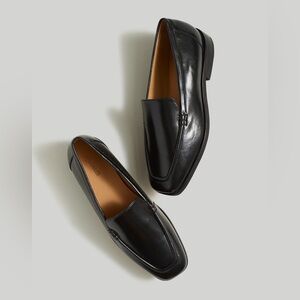 Madewell The Bennie Loafer in True Black Leather